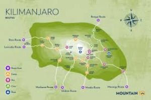  map of  West Kilimanjaro view